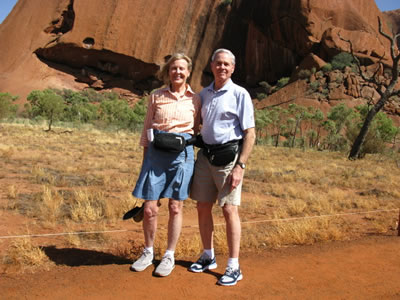 Rosie and Ladd Jones - Ayers Rock, Australia